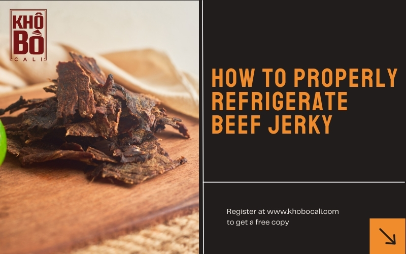 Does beef jerky need to be refrigerated