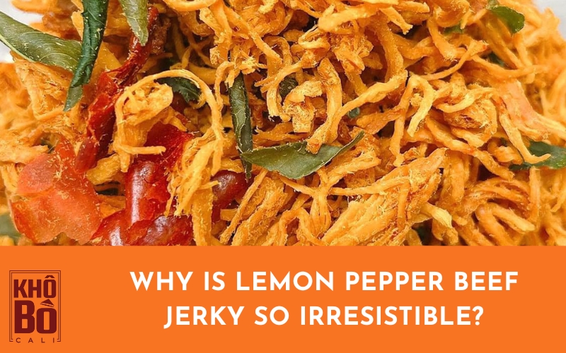 Lemon Pepper Beef Jerky Lemon Pepper Beef Jerky