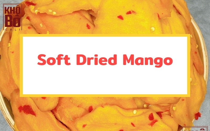 soft dried mango