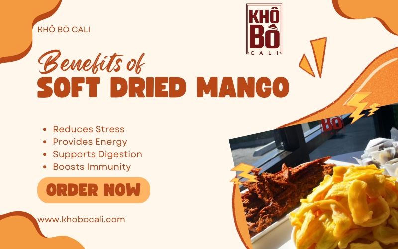 soft dried mango