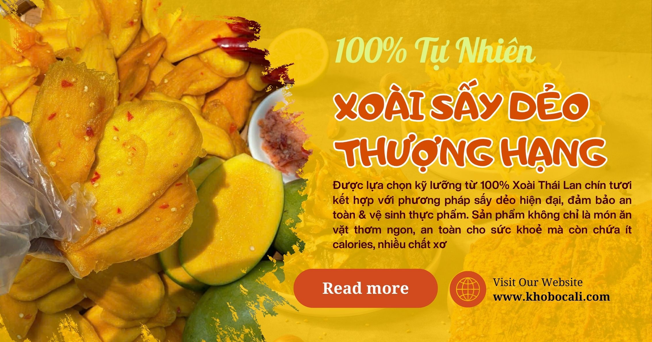 Xoài Sấy Dẻo Thượng Hạng