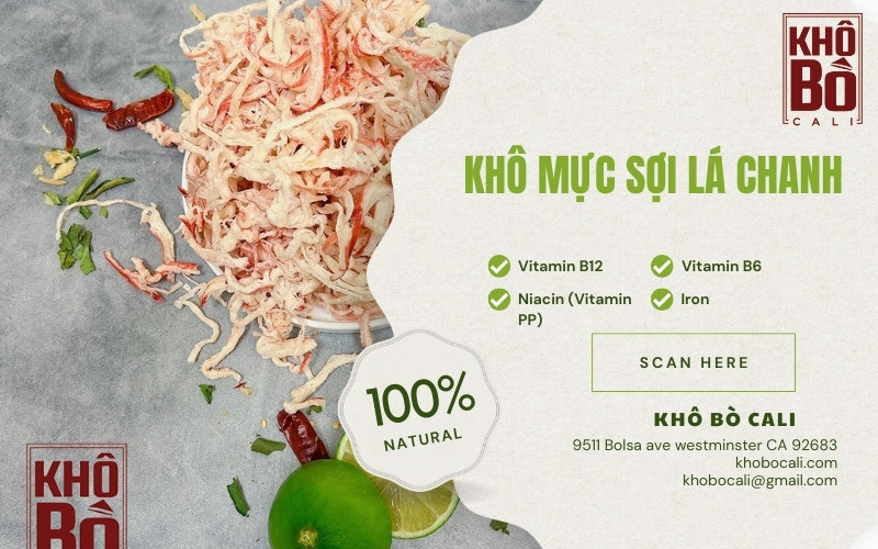 khô mực xé sợi