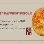 nutritional value of dried squid