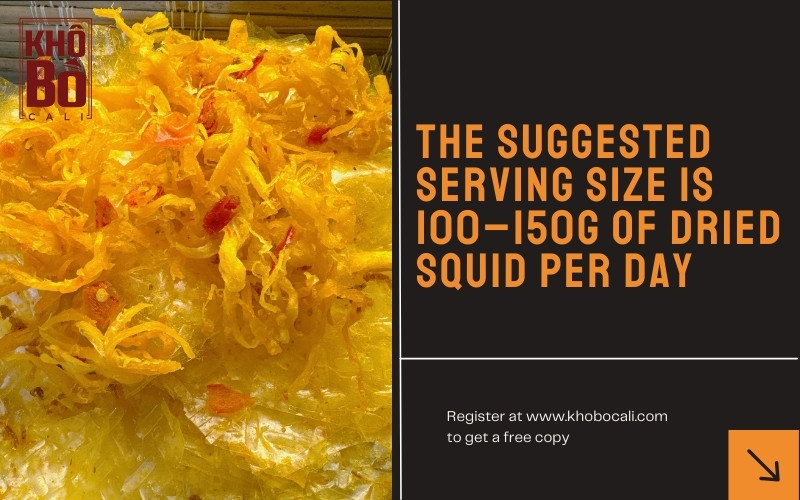 nutritional value of dried squid