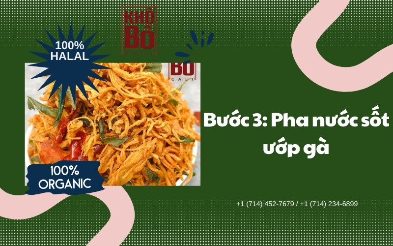 cách làm khô gà lá chanh
