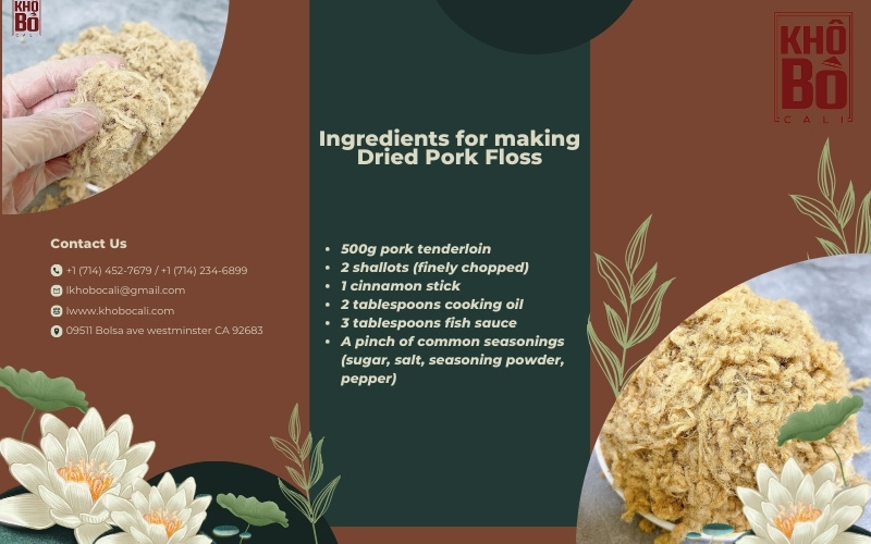 dried pork floss