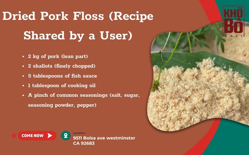 dried pork floss