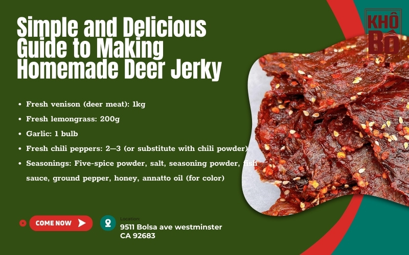 how to dry age deer at home