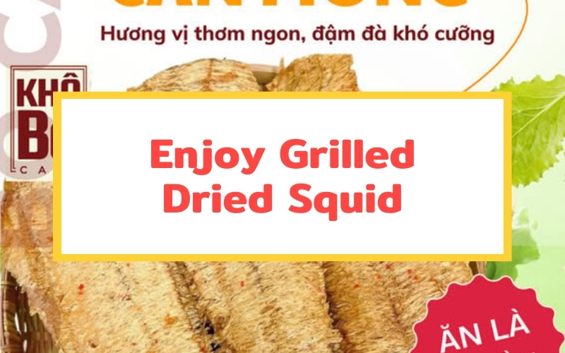 How to grill dried squid