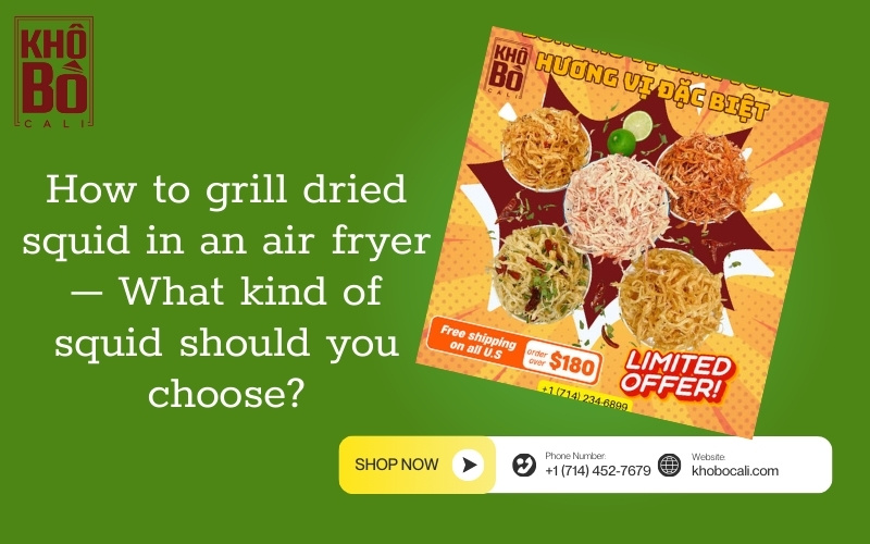 How to grill dried squid