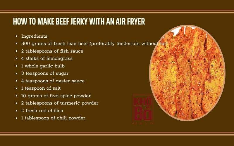 How to make beef jerky with an air fryer How to make beef jerky with an air fryer