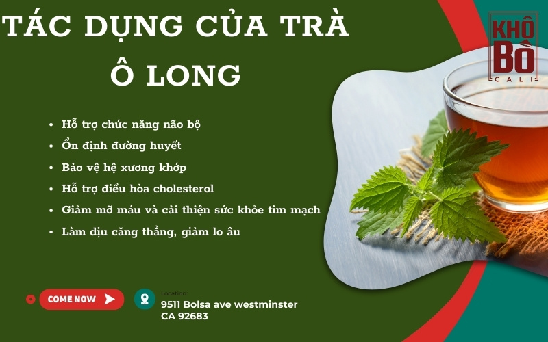 tác dụng của trà ô long tác dụng của trà ô long