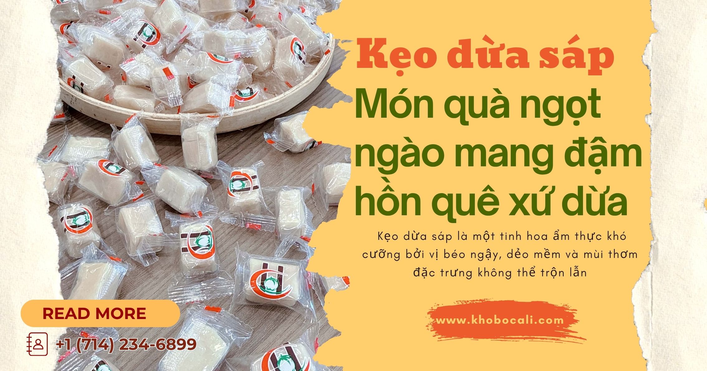 Kẹo dừa sáp