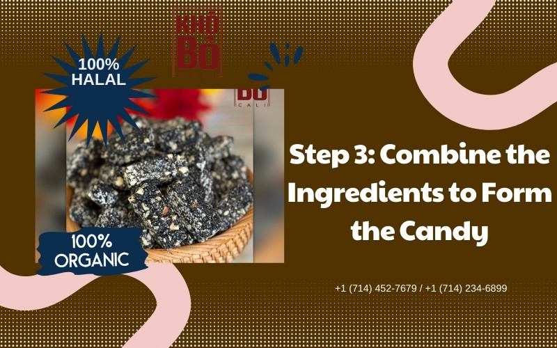 candy with sesame seeds