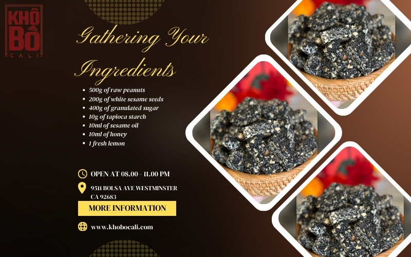 candy with sesame seeds