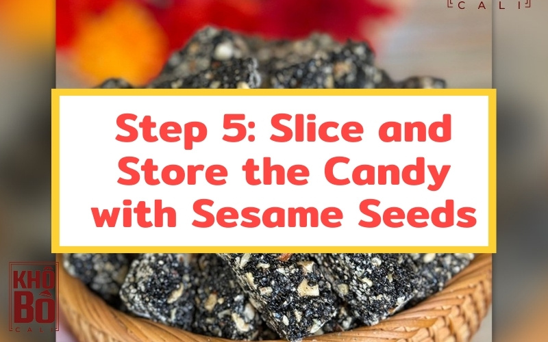 candy with sesame seeds