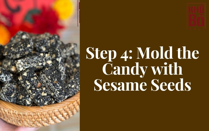 candy with sesame seeds