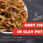 Goby fish in clay pot