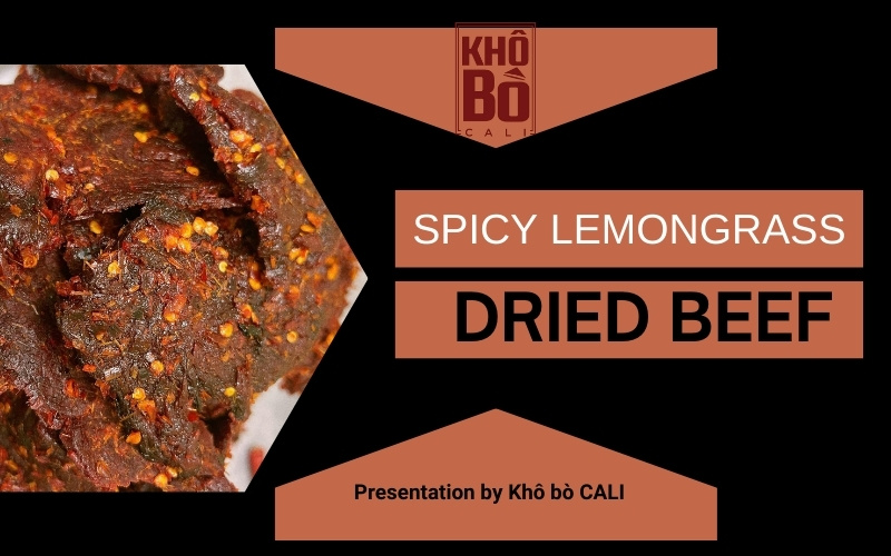 spicy lemongrass dried beef