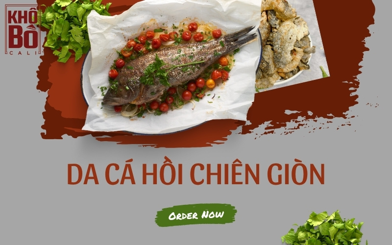 da cá hồi chiên giòn