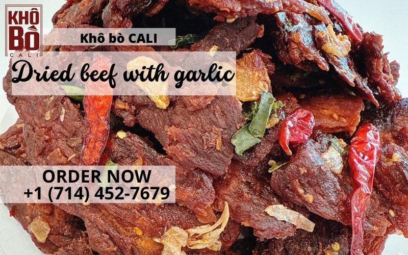 dried beef with garlic