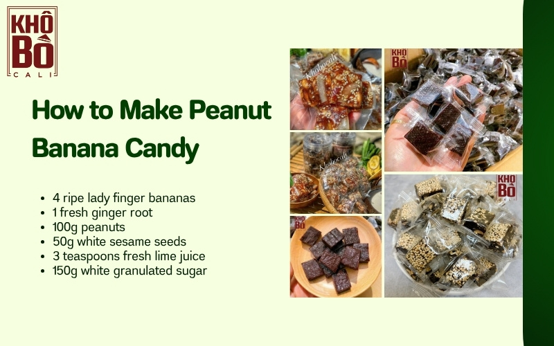 How to make banana candy How to make banana candy