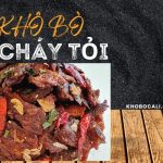 khô bò cháy tỏi