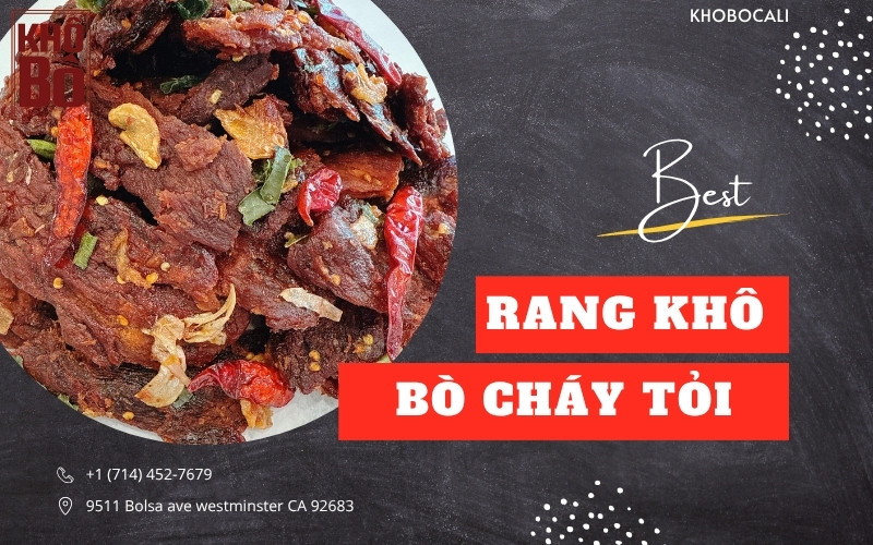 khô bò cháy tỏi khô bò cháy tỏi