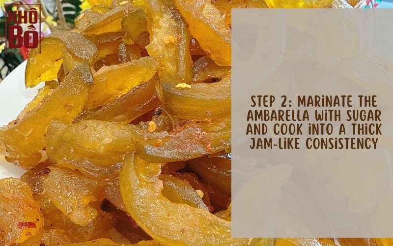 Spicy and Sour Dried Ambarella
