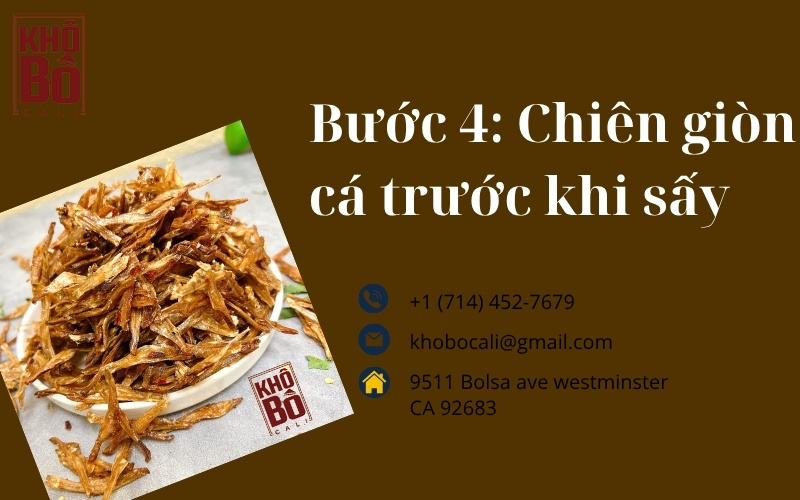 Cách làm cá cơm sấy giòn