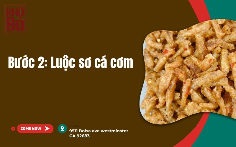 Cách làm cá cơm sấy giòn