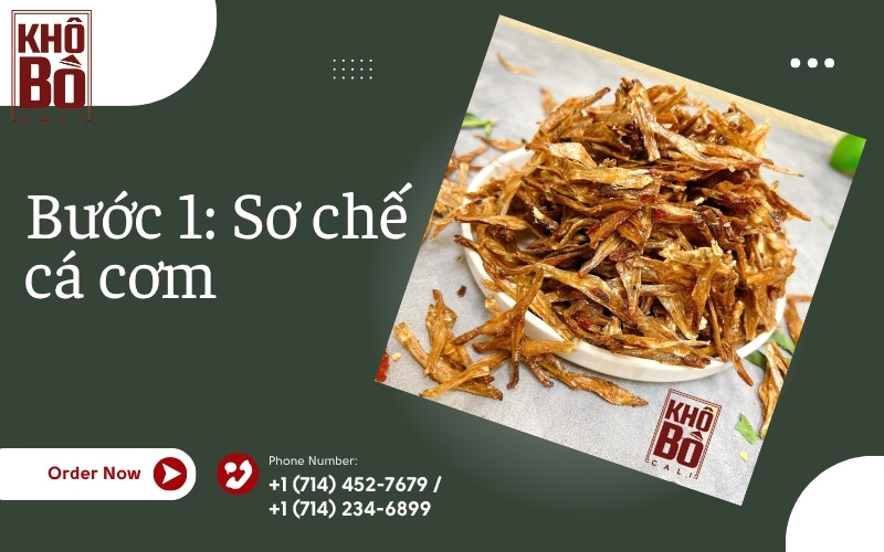 Cách làm cá cơm sấy giòn