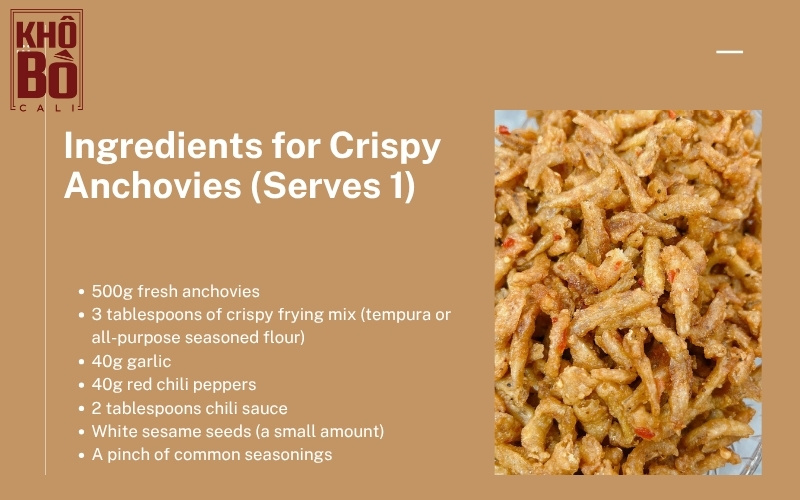 how to make Crispy Anchovies