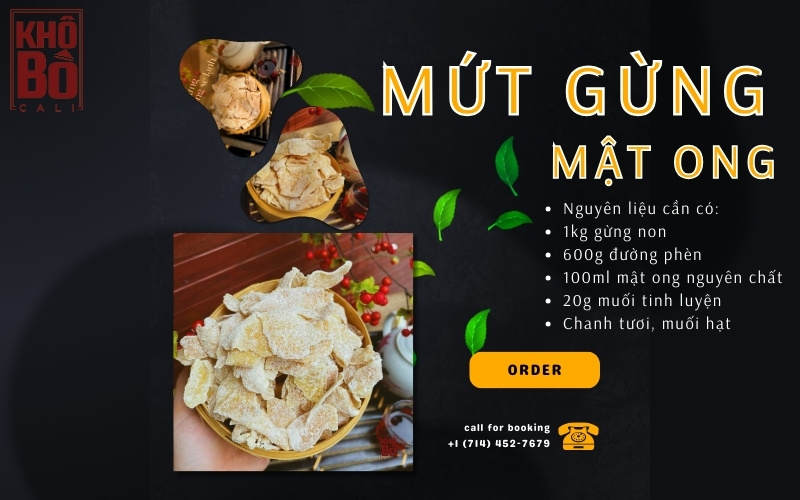 mứt gừng mứt gừng