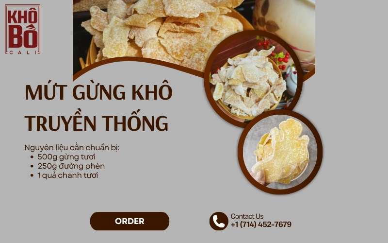 mứt gừng mứt gừng