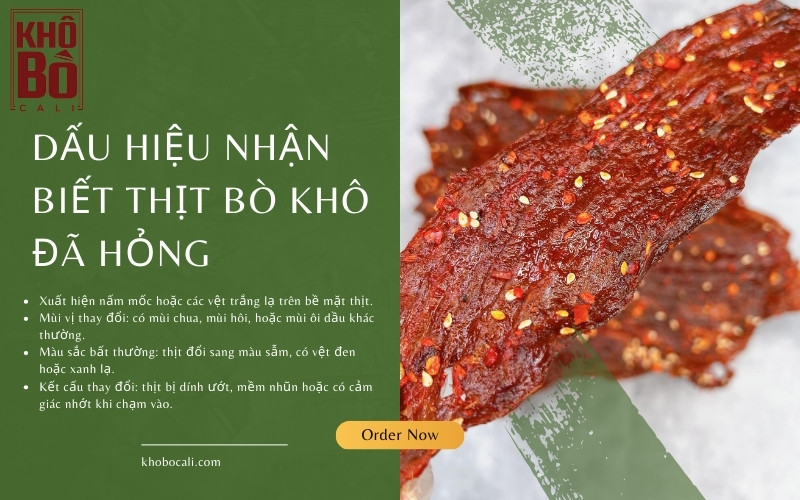 Thịt bò khô để được bao lâu