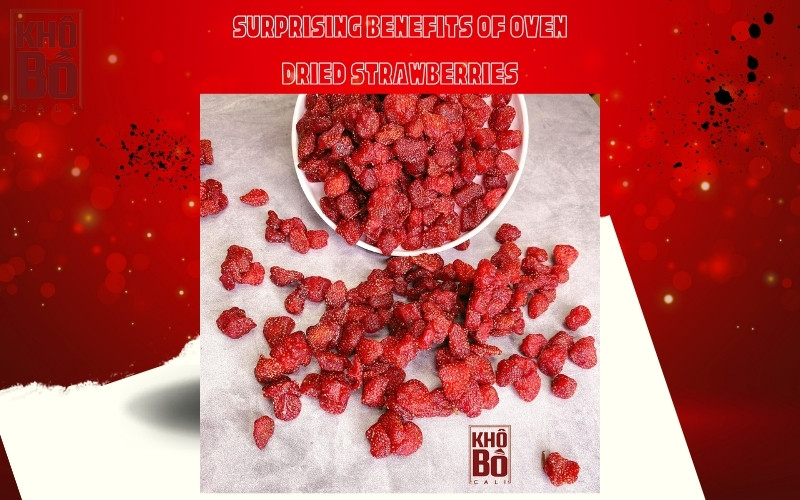 Oven dried strawberries