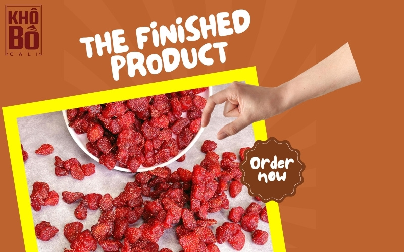 Oven dried strawberries