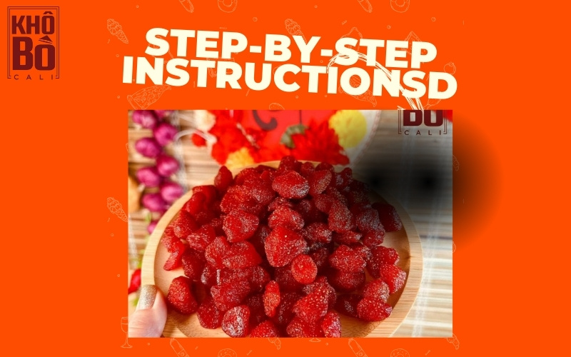 Oven dried strawberries