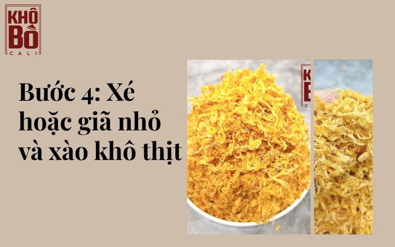 cách làm chà bông gà cách làm chà bông gà