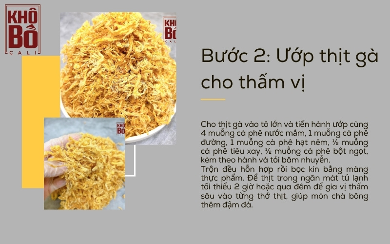 cách làm chà bông gà cách làm chà bông gà