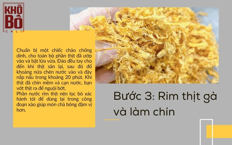cách làm chà bông gà cách làm chà bông gà