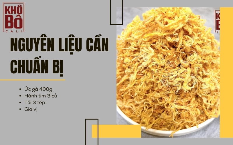 cách làm chà bông gà cách làm chà bông gà