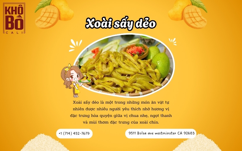 Xoài sấy dẻo Xoài sấy dẻo