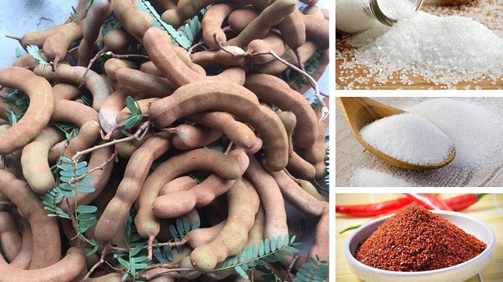 Nguyên liệu làm Mứt me chua ngọt