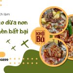 Cách làm chuối ngào dừa non đường phèn bất bại