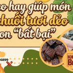 Cách làm kẹo chuối tươi dẻo quánh