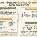 quy trình làm sữa chua yến mạch Eat Clean
