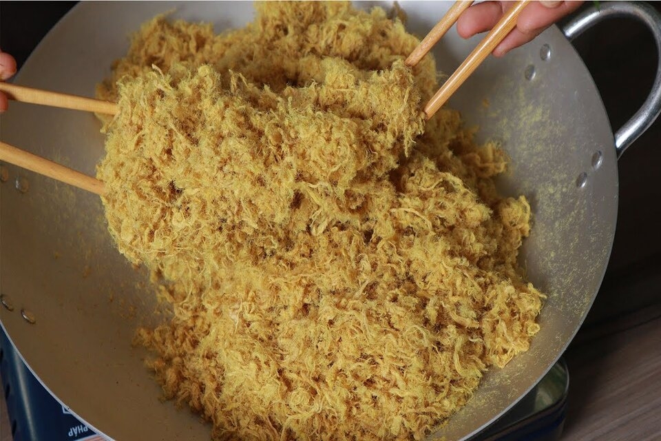 Sao chà bông vàng giòn