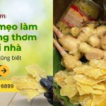 Những mẹo làm mứt gừng thơm ngon tại nhà